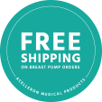 free shipping on breast pump orders