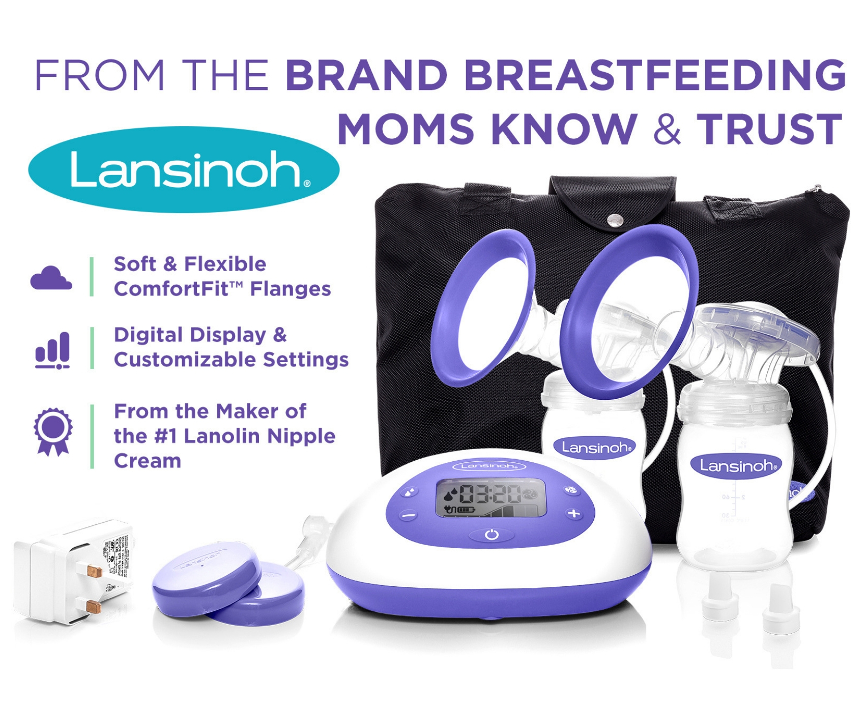 Lansinoh Signature Pro Breast Pump Acelleron Medical Products