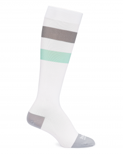 Gray-Teal Compression sock_068