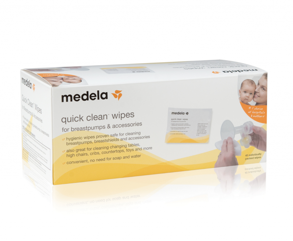Medela Quick Clean Breast Pump & Accessory Wipes