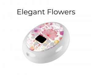 Acelleron-Cimilre-breast-pump-with-elegant-flowers-skin