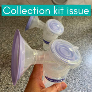 Lansinoh breast pump collection kit