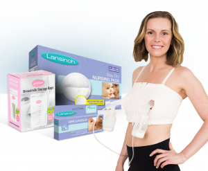 Acelleron's Starter Plus Lactation Bundle with Simple Wishes handsfree bra, Lansinoh and Unimom products