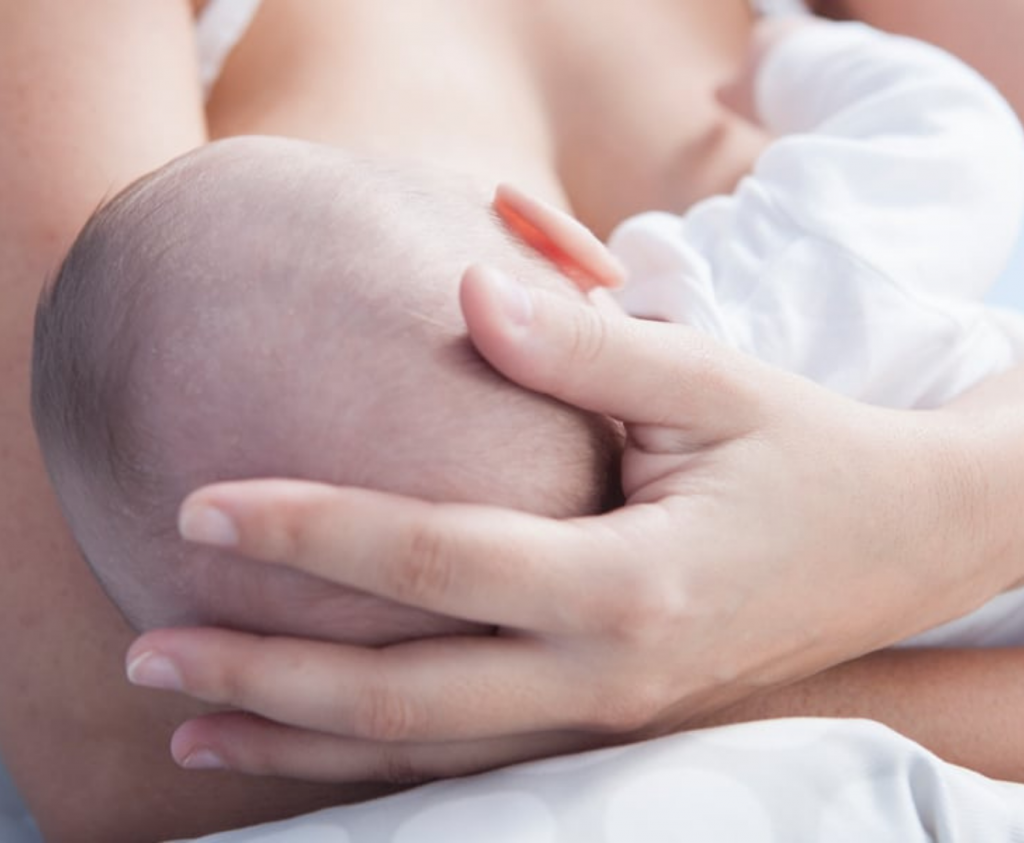 Woman breastfeeding