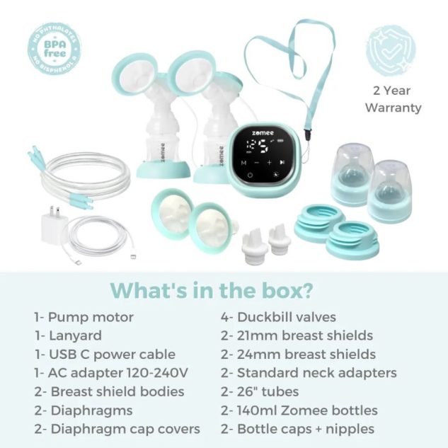 Zomee Z2 Breast Pump Acelleron Medical Products