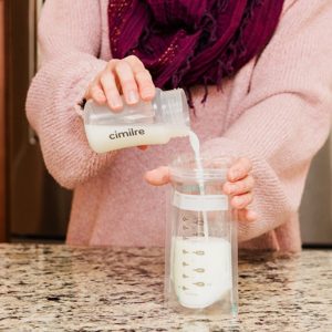 Cimilre-breast-milk-storage-bags-counter-pour-square