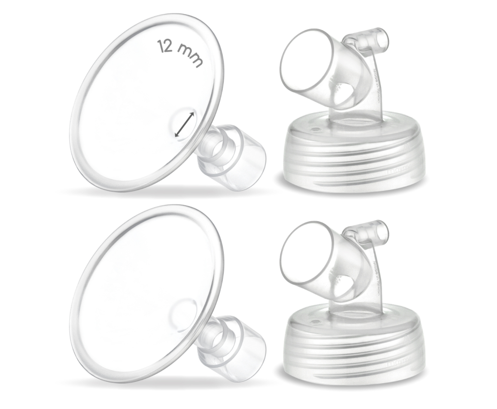 Maymom Wide Neck Crater Breast Shields and Connectors